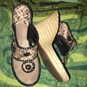 JACK RODGERS SANDAL WEDGES